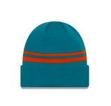 Miami Dolphins - One Size Cuff Knit Beanie with Pom, New Era