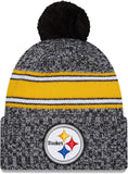 New Era NFL Unisex-Adult Official 2023 Sideline Cold Weather Cuffed Pom Beanie Hat