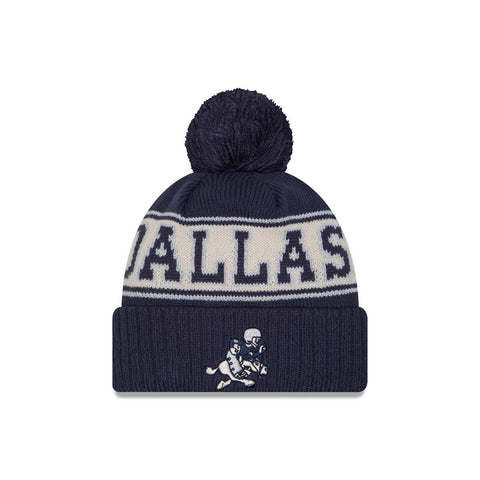 New Era Dallas Cowboys 2024 Retro Pom Beanie