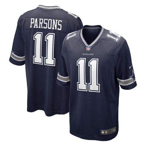 NFL Official Licensed Men's Dallas Cowboys Micah Parsons Nike Navy Blue Game Jersey NFLPA