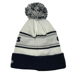 DALLAS COWBOYS NEW ERA KNIT BANDED STRIPED BEANIE - WHITE/NAVY