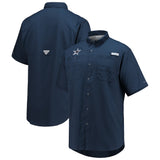 Dallas Cowboys Official Columbia Tamiami Omni-Shade Button-Up Shirt