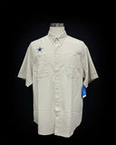 Dallas Cowboys Official Columbia Tamiami Omni-Shade Button-Up Shirt