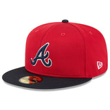 Atlanta Braves Official 2025 Spring Training New Era 59FIFTY Fitted Hat - Red/Navy