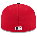 Atlanta Braves Official 2025 Spring Training New Era 59FIFTY Fitted Hat - Red/Navy