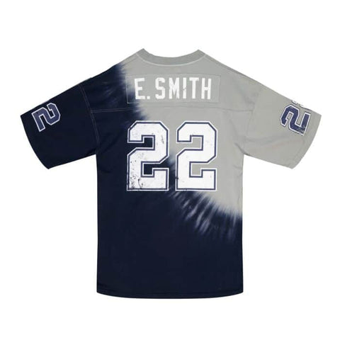 Mitchell & Ness Dallas Cowboys Emmitt Smith Tie Dye Top Throwback Authentic T-Shirt