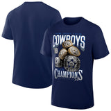 Dallas Cowboys Official Fanatics Merchandise Rings Navy T-Shirt
