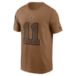 NFL Men's Dallas Cowboys Micah Parsons Nike Brown 2023 Salute To Service T-Shirt