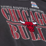 Chicago Bulls Official Downtown Collection Mitchell & Ness Pullover Fleece Sweatshirt - Black