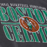 Boston Celtics Official Downtown Collection Mitchell & Ness Pullover Fleece Sweatshirt - Black
