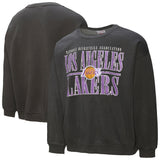 Los Angeles Lakers Official Downtown Collection Mitchell & Ness Pullover Fleece Sweatshirt - Black