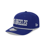 Los Angeles Dodgers Official Wordmark Rope New Era 9SEVENTY SnapBack Hat