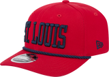 St. Louis Cardinals Official Wordmark Rope New Era 9SEVENTY SnapBack Hat