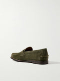 Alston Suede Penny Loafers By Polo Ralph Lauren - Olive Green