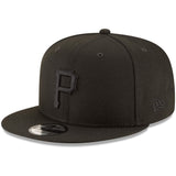 Pittsburgh Pirates Official Black/Black New Era 9FIFTY SnapBack Hat