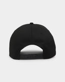 Las Vegas Raiders Official Black Out New Era 9FORTY Mid Crown A-Frame Snapback Hat