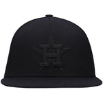 MLB Houston Astros ‘47 Captain “Black Out” SnapBack Hat- Black