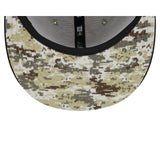 Official 2023 NFL Baltimore Ravens Sideline Salute To Service Camo New Era 9Fifty Snapback