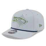 Seattle Seahawks Official Wolf Gray Rivalry Sideline New Era 9SEVENTY Rope SnapBack Hat