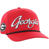 Georgia Bulldogs Official Red Roscoe Rope ‘47 Brand Hitch SnapBack Hat