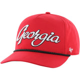 Georgia Bulldogs Official Red Roscoe Rope ‘47 Brand Hitch SnapBack Hat