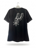 San Antonio Spurs Official Black Ultra Game Mesh Button Up Jersey