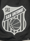 San Antonio Spurs Official Black Ultra Game Mesh Button Up Jersey