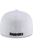 Las Vegas Raiders Classic Team White New Era 59FIFTY Fitted Hat