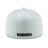 Las Vegas Raiders Official Classic Gray New Era 59FIFTY Fitted Hat