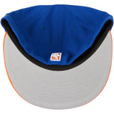 New York Knicks Official Blue/Orange Two Tone New Era 59FIFTY Fitted Hat