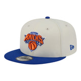New York Knicks Official White Injection Localized New Era 9FIFTY Snapback Hat