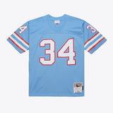 Earl Campbell Tennessee Oilers 1980 Official Legacy Mitchell & Ness Stitched Player Jersey - Light Blue