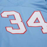 Earl Campbell Tennessee Oilers 1980 Official Legacy Mitchell & Ness Stitched Player Jersey - Light Blue