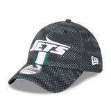 New York Jets Official Black Sideline New Era 39THIRTY Flex-Fit Hat