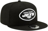 New York Jets Official Black/White New Era 9FIFTY SnapBack Hat