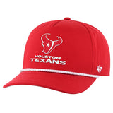 NFL Houston Texans New Men's '47 Red Rope Hitch Adjustable Hat Snapback Hat