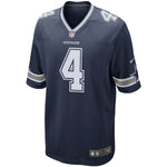 NFL Dallas Cowboys Dak Prescott Nike Navy Game Official Licensed Team Jersey