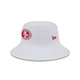 San Francisco 49ers 2024 NFL Training Bucket Hat- White