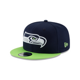 Seattle Seahawks Official Two Tone New Era 9FIFTY Snapback Hat