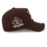 San Diego Padres Official Looney Tunes Brown New Era 9FORTY A-Frame SnapBack Hat