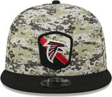 Atlanta Falcons Salute To Service 2023 Sideline New Era 9Fifty Snapback