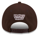 San Diego Padres Official Looney Tunes Brown New Era 9FORTY A-Frame SnapBack Hat