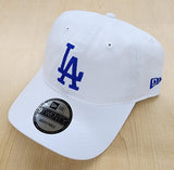 Los Angeles Dodgers New Era 9TWENTY White Adjustable Buckle Strap