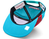 Memphis Grizzlies Official Big Face Callout HWC Mitchell & Ness SnapBack Hat - Teal