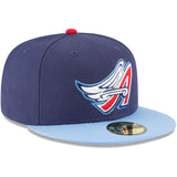 California Angels Official Two-Tone Cooperstown Collection New Era 59FIFTY Fitted Hat