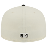 Chicago White Sox Official Cream/Black Two-Tone New Era 59FIFTY Fitted Hat