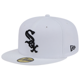 Chicago White Sox Official Classic New Era 59FIFTY Fitted Hat - White