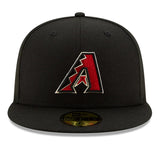 Arizona DiamondBacks Authentic Collection Performance Black New Era 59FIFTY Fitted Hat