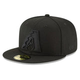 Arizona DiamondBacks Official Black/Black New Era 59FIFTY Fitted Hat