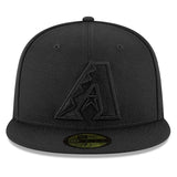 Arizona DiamondBacks Official Black/Black New Era 59FIFTY Fitted Hat